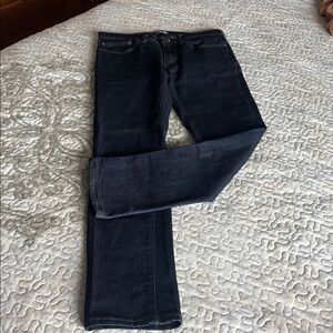 MEN’S Lands' End Classic Navy Jeans Size 33/30
